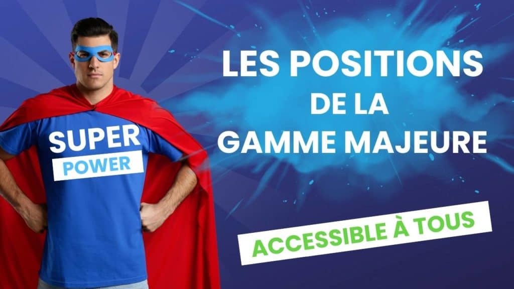 Les positions de la gamme majeure à la guitare 10 Guitare-Pratique. Les positions de la gamme majeure. The Super power.