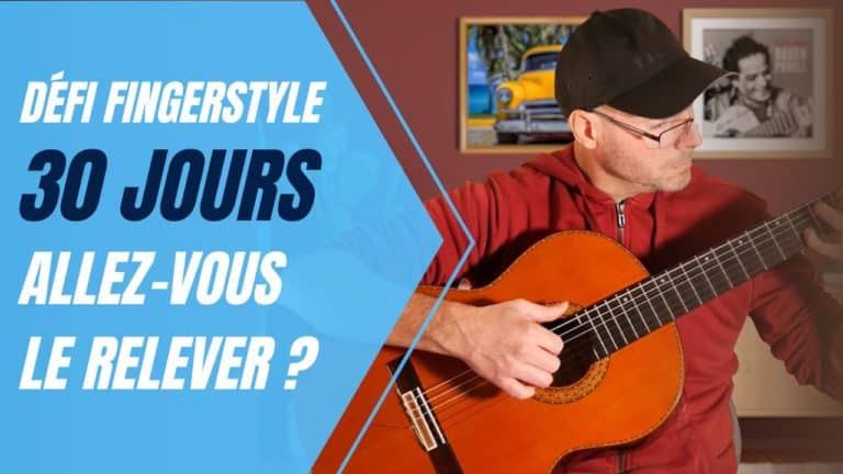 Découvrez mon défi de 30 jours pour améliorer ma main droite en guitare fingerstyle et ainsi gagner en précision et fluidité. Je vous explique comment des exercices ciblés et structurés peuvent transformer votre jeu et booster votre dextérité. Quel que soit votre niveau, avoir main droite au top, peu totalement transformer votre jeu de guitare.