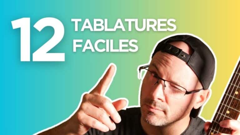 Guitare-Pratique - 12 tablatures faciles à la guitare