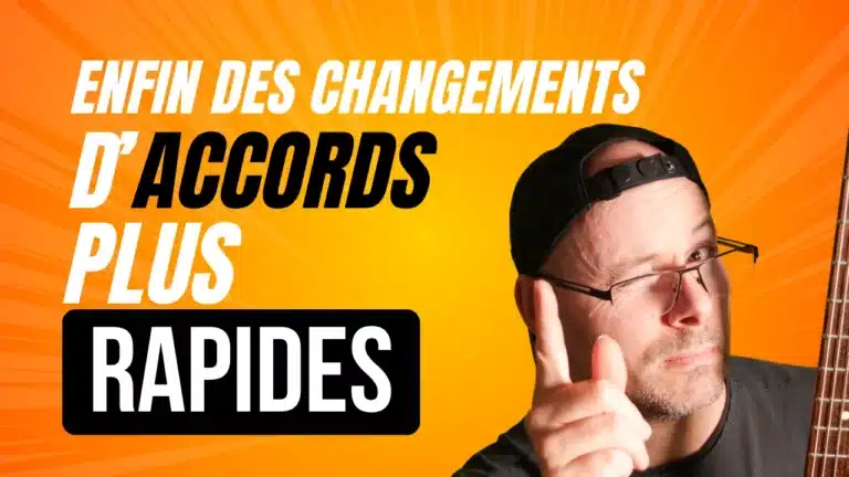 Comment devenir plus rapide pour enchaîner des accords à la guitare