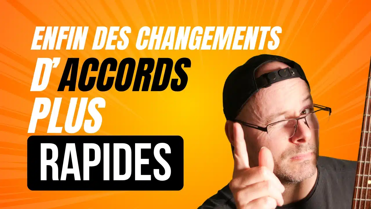 Comment devenir plus rapide pour enchaîner des accords à la guitare
